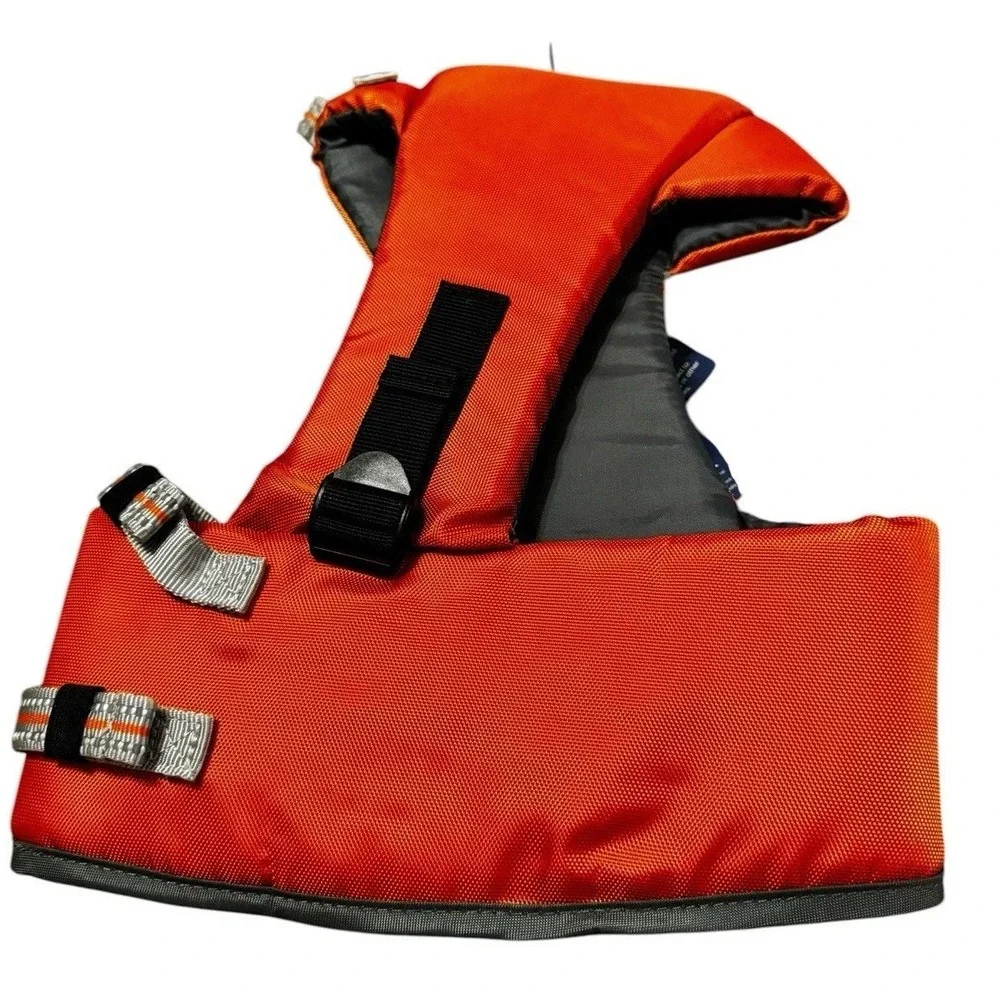 Youly Dog Life Jacket Orange Medium Flotation Vest Safety Handle
